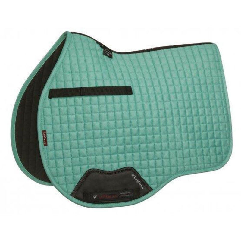 LeMieux Gp Suede Square Chilli Saddle Pad S/M Mulberry - PawsPlanet Australia