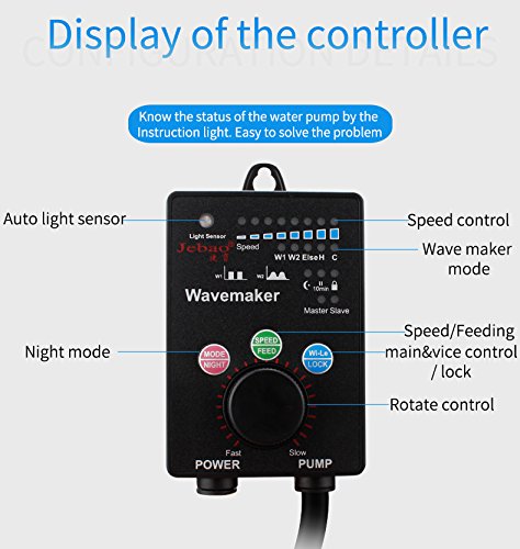 [Australia] - Jebao OW Wave Maker with Wireless Controller and Magnet Mount for Marine Reef Aquarium Fish Tank OW-25 