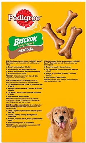 Pedigree Biscrok Gravy Bone Dog Biscuits 400g (PACK OF 4) - PawsPlanet Australia