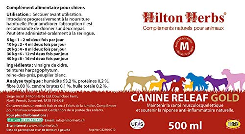 Hilton Herbs Canine Releaf 500 ml - PawsPlanet Australia