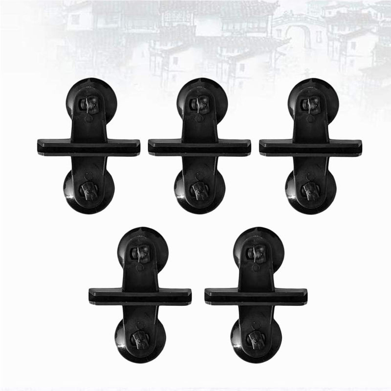 [Australia] - POPETPOP 15Pcs Aquarium Fish Tank Divider Suction Clips, Fish Tank Divider Suction Cups, Divider Sheet Holder for Aquarium Segregation Board (Black) 