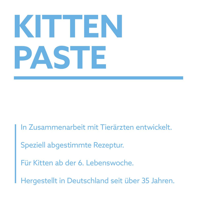 GimCat EXPERT LINE Kitten Paste - Functional cat snack promotes the development of young cats - 1 tube (1 x 50 g) 50 g (pack of 1) - PawsPlanet Australia