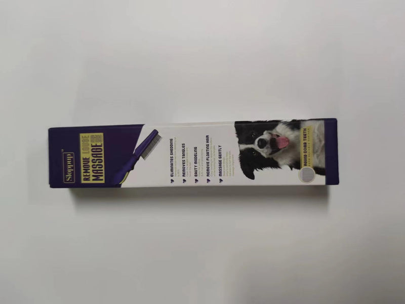 Flea comb for dogs and cats, professional lice comb with rounded metal teeth. Dog combs for effective protection against fleas, lice, ticks and other parasites - PawsPlanet Australia
