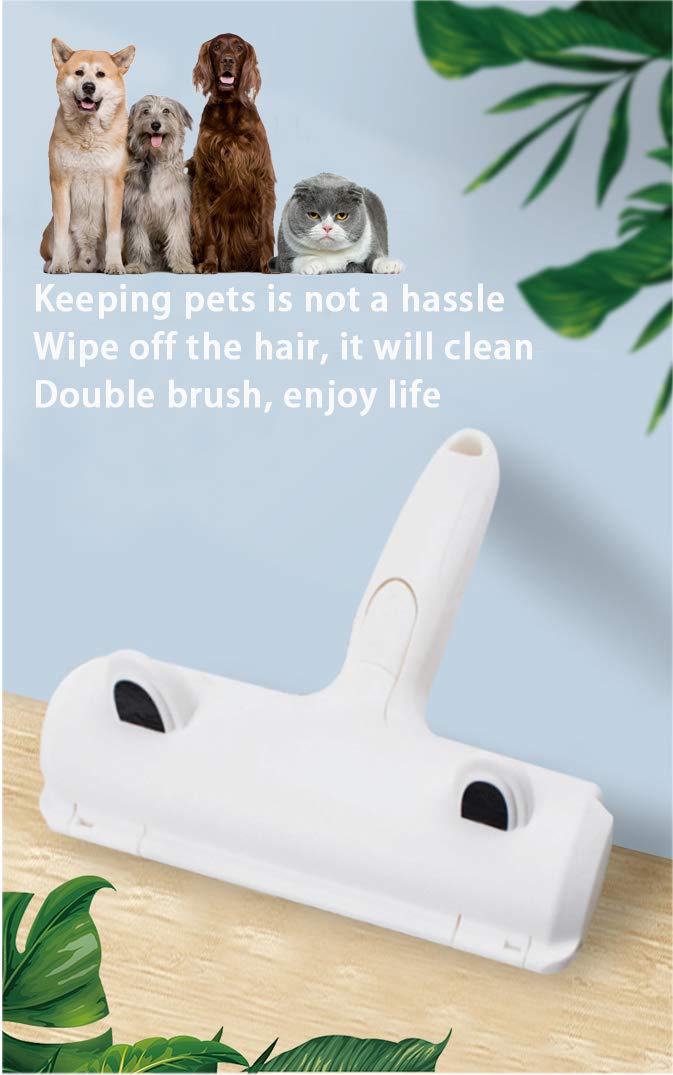 GELFUL Reusable Pet Hair Remover Roller Lint Remover Dog Cat Fur Remover Easy to Self Clean the Pet Fur from Furniture Carpets Bedding Clothing Sofa (blue) blue - PawsPlanet Australia