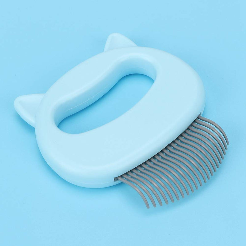 Pet Cat Dog Massage Shell Comb,Grooming Hair Removal Shedding Cleaning Brush Perfect For Cats, Medium And Large Dogs(Blue) - PawsPlanet Australia