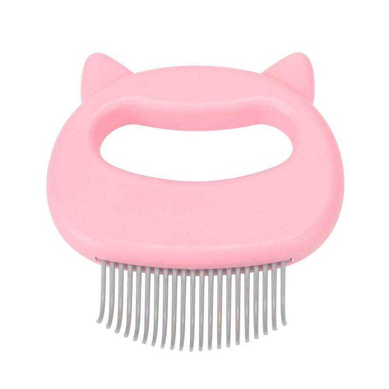 Broco Comb Grooming Brush Dog, Dematting Comb Massage Relaxing Cat Comb Grooming Hair Removal Shedding Cleaning Brush(Pink) - PawsPlanet Australia