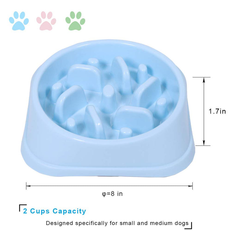 [Australia] - UPSKY Slow Feeder Small Dog Bowls Non Slip Puzzle Bowl Fun Feeder Interactive Bloat Stop Dog Bowl Anti-Choking Dog Bowl 