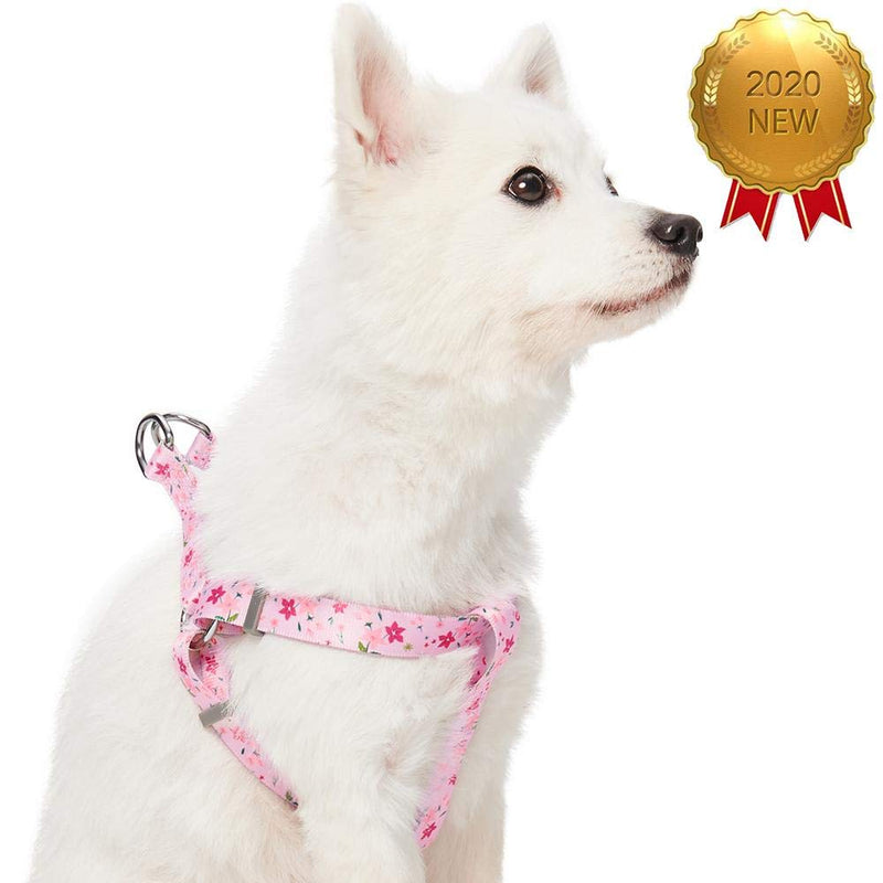 Umi. Essential Made Well Floral Dog Harness, Chest Girth 51cm-66cm, Pink, Medium, Adjustable Harnesses for Dogs - PawsPlanet Australia