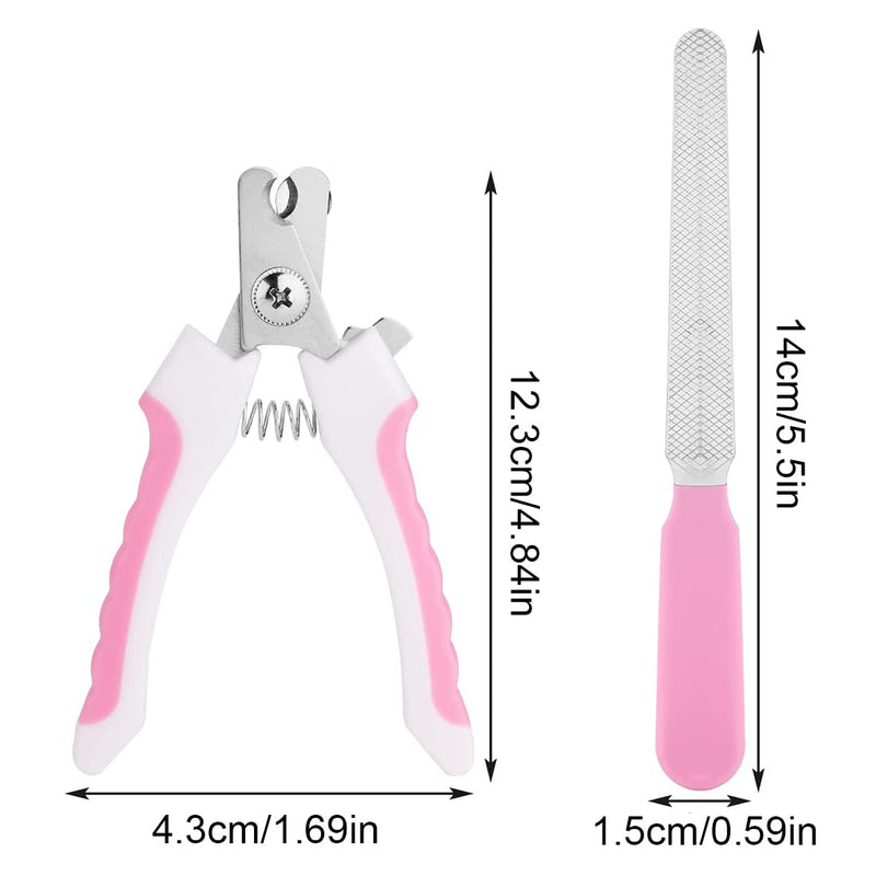 Clyhon Claw Scissors Claw Cutter for Dogs and Cats - Professional Claw Clippers Stainless Steel with Nail File, High Quality Claw Care Cutter with Spacer for Pets - PawsPlanet Australia