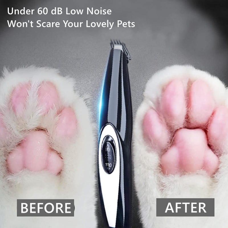 NMD&LR Pet Shavers, Cats And Dogs Professional Electric Hair Clippers Trim Foot Hair Partial Trimming Carved Pet Epilator - PawsPlanet Australia