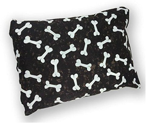 NEW Medium (28" x 18") DOG BED Filled Cushion / Pillow- Washable Cover & Removable ZIP - Non Allergenic Poly Cotton- Random Patterns - PawsPlanet Australia