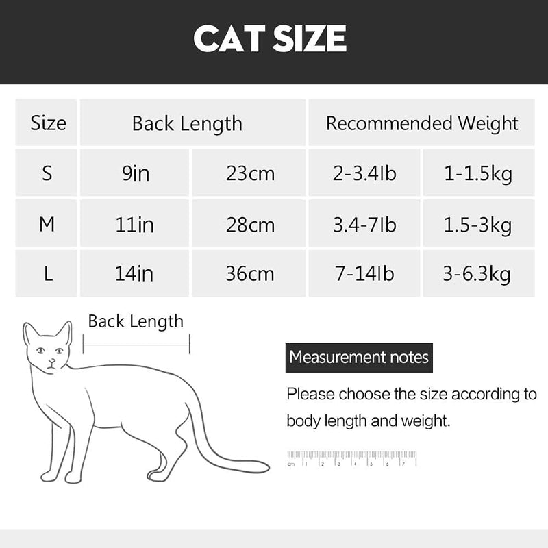 LIANZIMAU Cat Recovery Suit With Avoid Licking For Surgical Abdominal Wounds Soft Breathable Home Indoor Pet Clothing E collar Alternative For Cats Dogs After Surgery Wear Pajama Suit S (Pack of 1) Blue-Red - PawsPlanet Australia