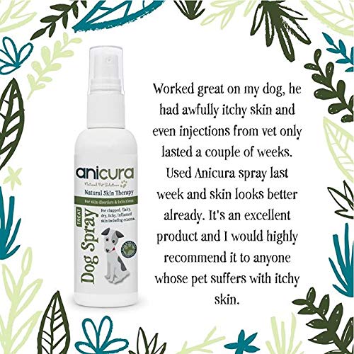 Anicura Natural Spray for Dogs with Skin Allergies, Itchy Skin, Hot Spots or Eczema - PawsPlanet Australia