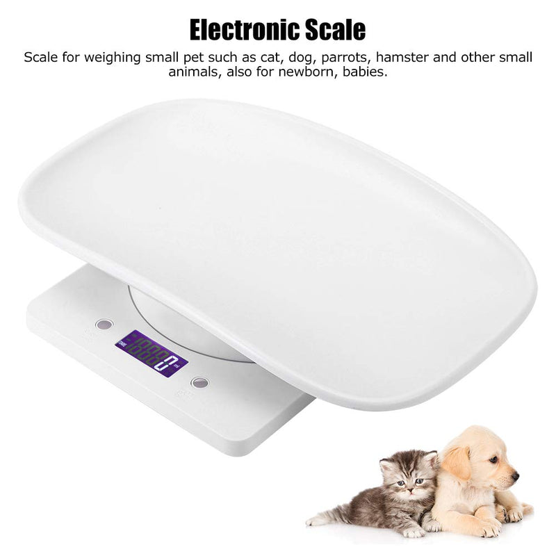 Pet Scale,10kg/1g Digital Small Pet Weight Scale for Cats Dogs Measure Tool Electronic Kitchen Scale Perfect for Toddler/Puppy/Cat/Dog/Adult for home and cl - PawsPlanet Australia