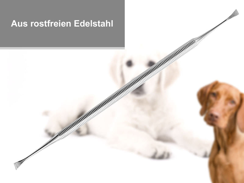 Dog Scaler Tartar Remover Teeth Cleaner for Pets - Wing Shape Left and Right Made of Stainless Steel for Teeth Cleaning Dental Care - PawsPlanet Australia