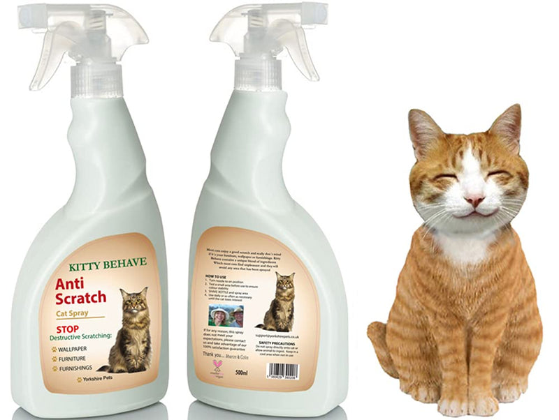 Sweet Willow Kitty Behave Stop Cat Scratching Spray 500ml - PawsPlanet Australia