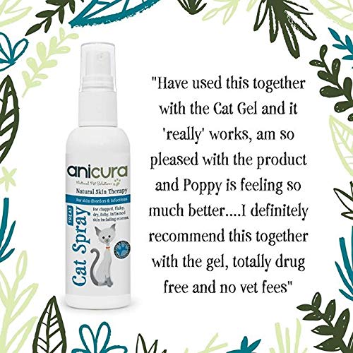 Anicura Natural Spray for Cats with Skin Allergies, Itchy Skin, Hot Spots or Eczema - PawsPlanet Australia