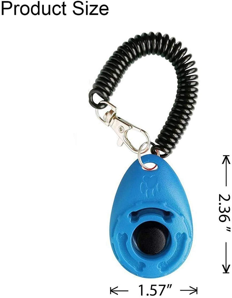 Kerrogee Dog Training Clicker with Strap, Fit for Training Handshake, Feeding, Fixed Excretion, Let Your Dog Understand You Better, 2 Packs - PawsPlanet Australia