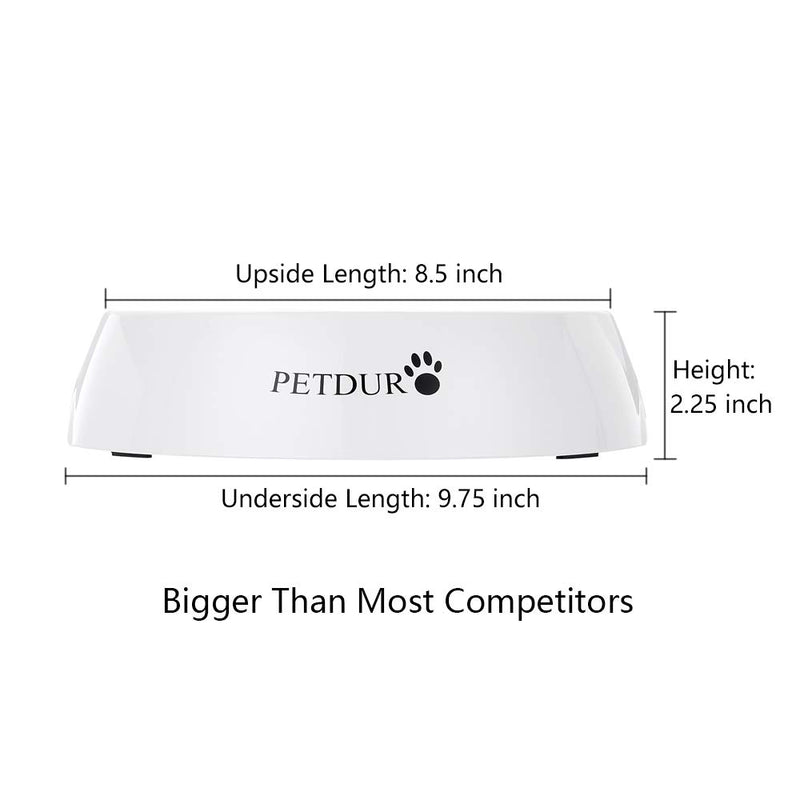 [Australia] - PETDURO Slow Feed Dog Bowl Large 9.75 inch with Food Capacity of 14 oz, Durable Pet Slow Eating Bowl with Non-Slip Base Easy Cleaning Avoid Indigestion or Obesity 