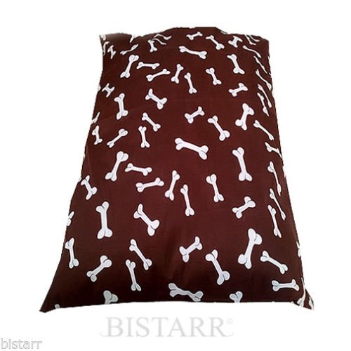 1 Piece LARGE size (27" x 37") DOG BED Pillow ~ Washable Cover with ZIP & Random Designs (COVER + PILLOW) - PawsPlanet Australia