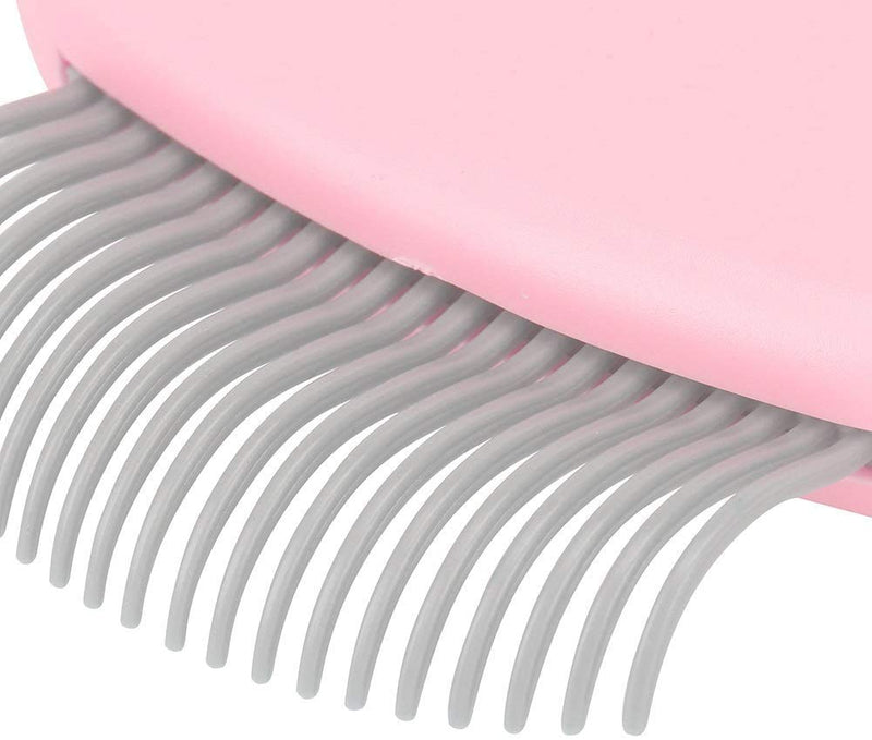 Misyue Pet Hair Removal Comb Cat Massage Trimmer Effective Removing Matted Fur, Knots and Tangles Grooming Tool for Short & Long Hair (PINK) PINK - PawsPlanet Australia