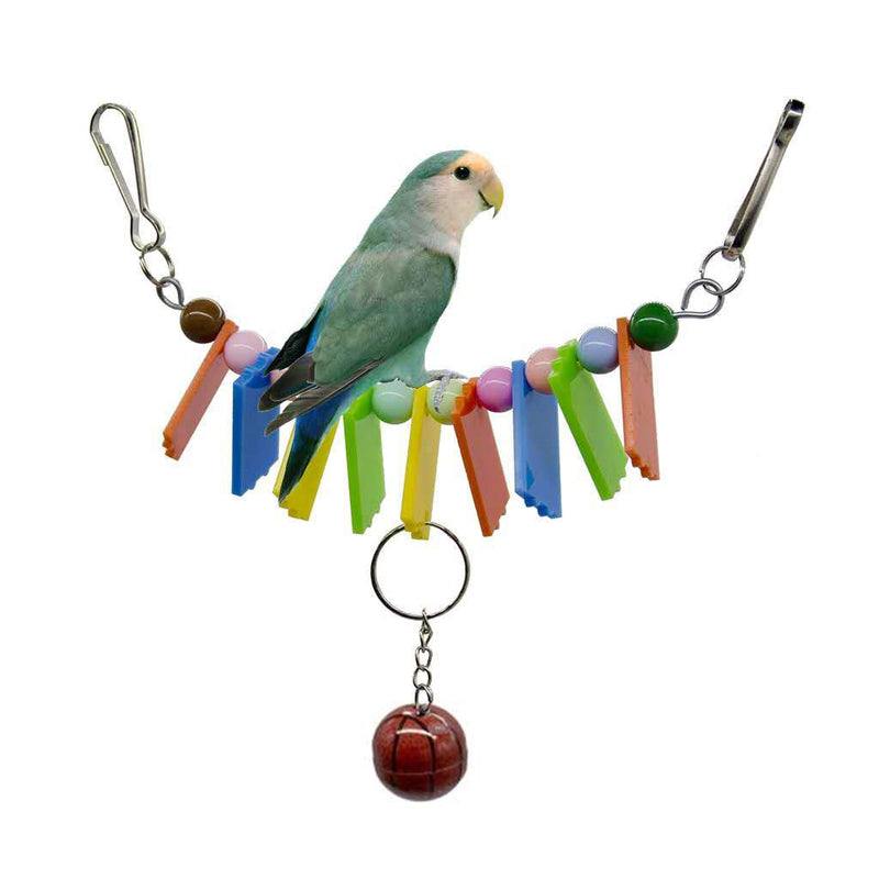 [Australia] - Weiyu8 Package Bird Parrot Swing, chew, Ring Tone and Other Toys - Wall Clock cage Toys Suitable for Parrot, Small Bird, Cornell, Bird, Parrot, Love Bird 