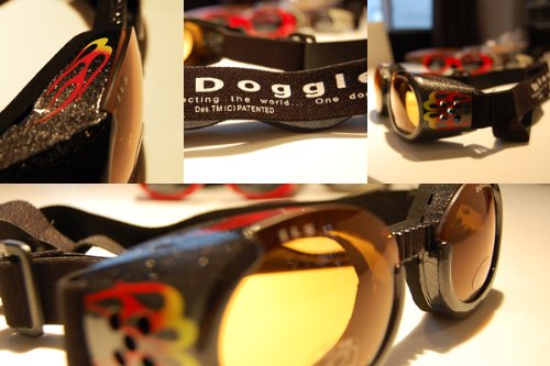 Doggles - ILS Racing Flames Frame with Orange Lens XS 1 - PawsPlanet Australia