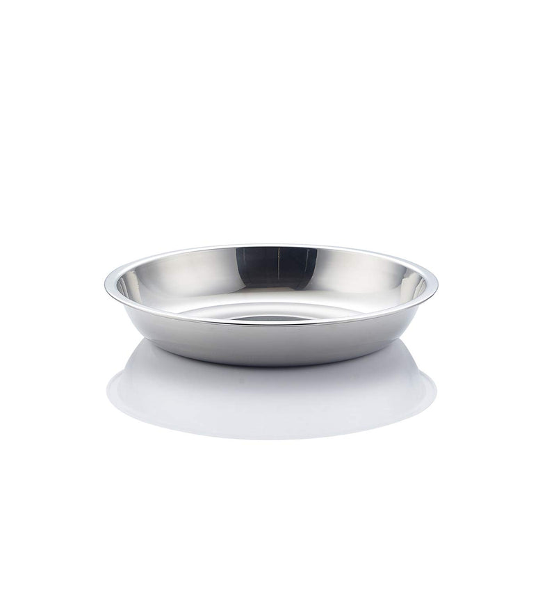 [Australia] - VENTION Global Wansheng Cat Food Dish, Whisker Relief Cat Bowls, Stainless Steel Pet Bowls, Shallow Cat Dish, Dog Food Bowls, 10-42 Oz SET OF 2 5 4/5 Inch-Outer Dia. 