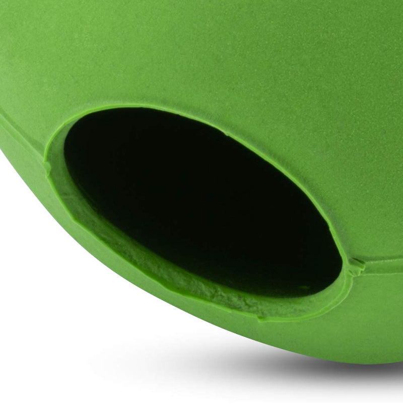 Beco Dog Ball - Eco Friendly Natural Rubber Hollow Chew Toy for Dogs - Extra Strong - Small - Green - PawsPlanet Australia