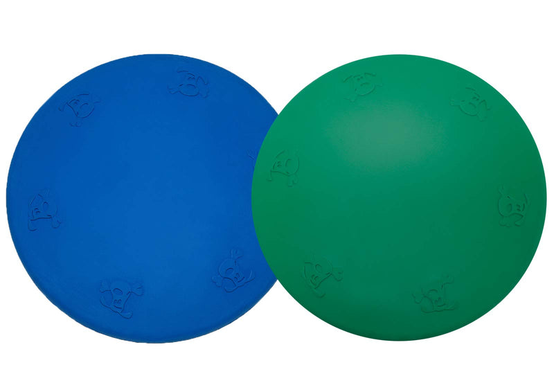 7inch Rubber Flying Disc for Dogs, Easy to Fly Durable Puppy Dog Toys Blue,Green - PawsPlanet Australia