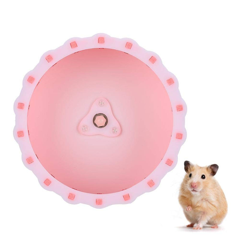 GOTOTOP 5.9in Pet Running Wheel, Wood Plastic Board Hamster Guinea Pig Colorful Running Wheel Silent Roller Small Pet Toy Accessory(#1) #1 - PawsPlanet Australia