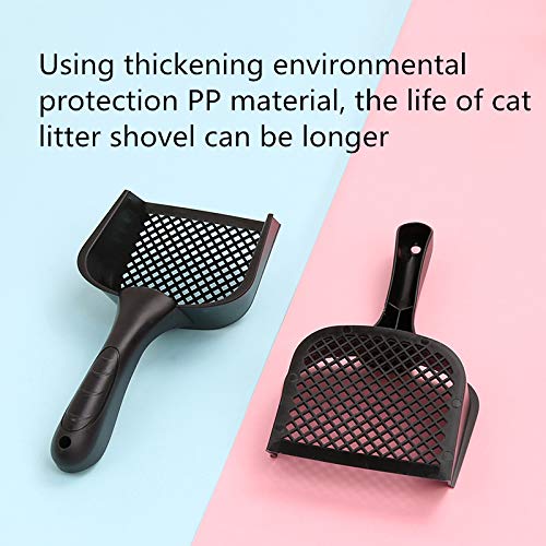 wonderfulwu Cat Litter Scoop with Handle Small Hole, Reptile Litter Cleaner Scoop big hole(4.5mm) - PawsPlanet Australia