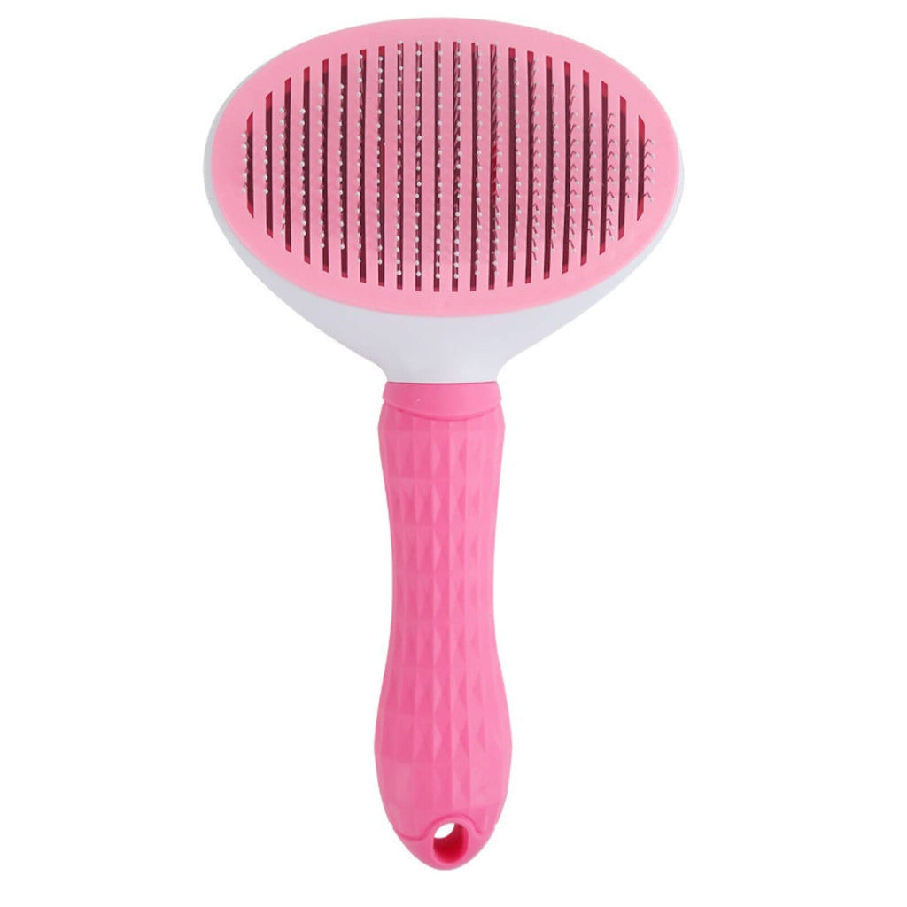 ID Pet Grooming Brush Shedding and Dematting Comb for Small and Large Dogs, Cats-Pink Pink - PawsPlanet Australia