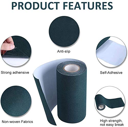 INMOZATA Artificial Grass Seaming Tape Self Adhesive Joining Turf Tape Jointing Fixing Synthetic Lawn Carpet Tape for Connecting Fake Grass Carpet (5m x 15cm (L x W)) 5m x 15cm (L x W) - PawsPlanet Australia