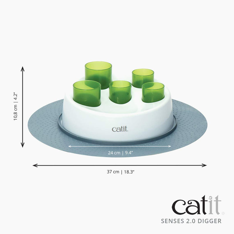 Catit Senses 2.0 Digger 1 Green - PawsPlanet Australia