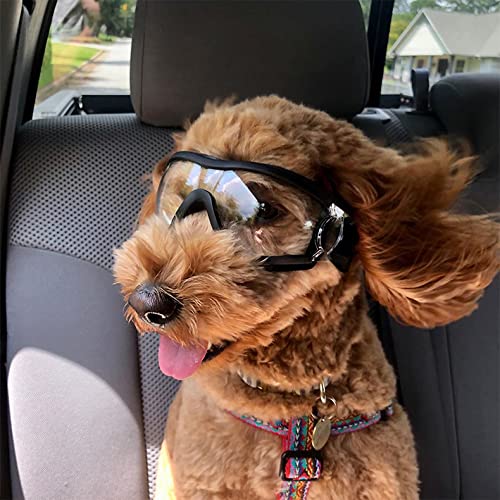 Namsan Netive Dog Glasses Pet Sunglasses Waterproof Windproof Eye Protection for Large / Medium Dog clear - PawsPlanet Australia