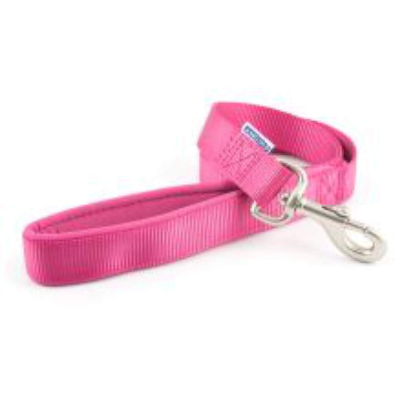 Ancol Viva Soft Touch Padded Snap Lead Pink, Size 100 x 2.5 cm, Max kg 75 kg, Weather Proof Size 7-9 - PawsPlanet Australia