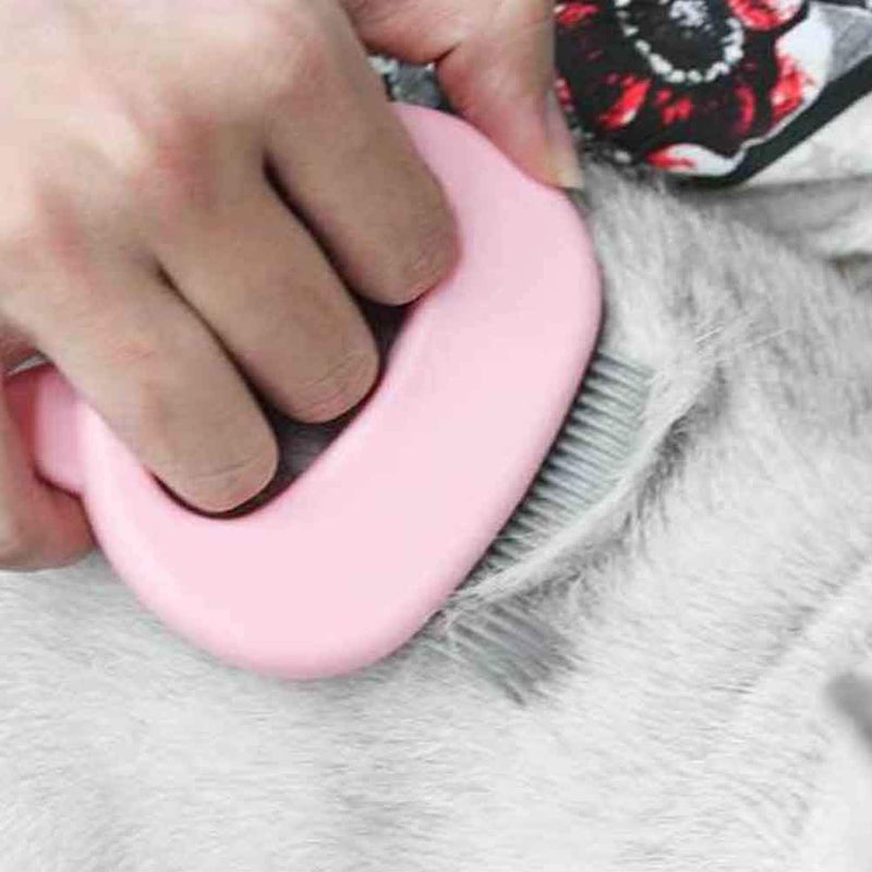 Almabner Pet Comb Dog Cat Pet Ear Shell Comb, Cat-Specific Hair Comb, Softer Pet Hair, Clean Hair, Suitable for Pet Hair Care Pink - PawsPlanet Australia