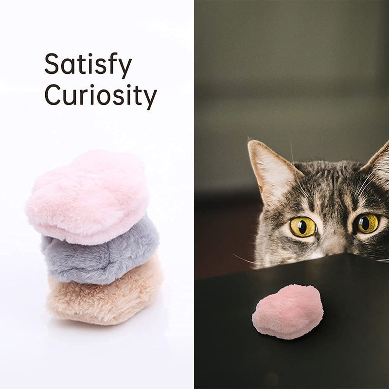 TUSATIY Cat Catnip Toys 3 Pack, Cat Pillows Plush Toys with Cute Cat Paws Design Interactive Catnip Filled Cat Teething Chew Toy for Kitten Cats - PawsPlanet Australia