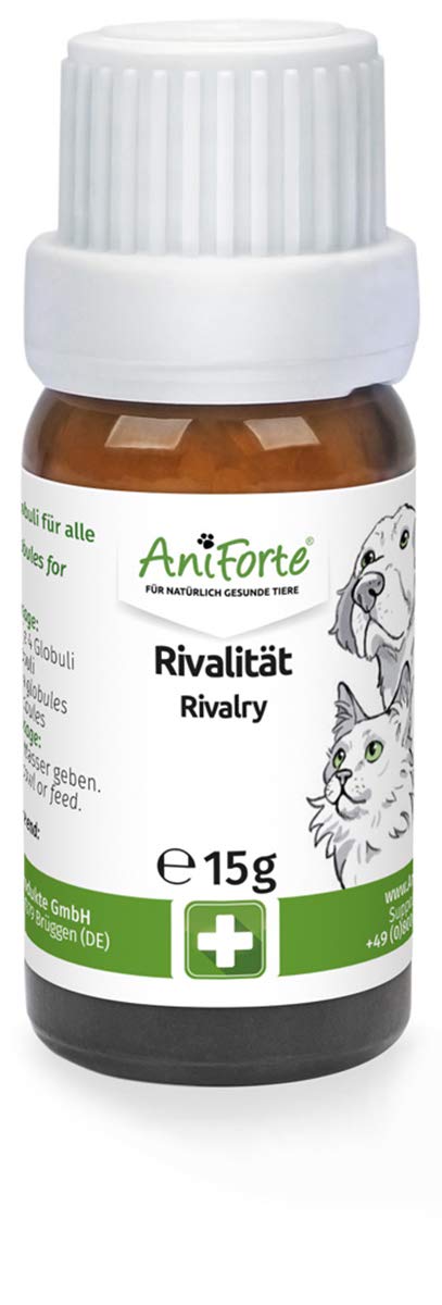 AniForte Rivalry Globules for dogs, cats, pets - Bach flowers for calming, natural remedy for rivalry with other dogs and people - PawsPlanet Australia