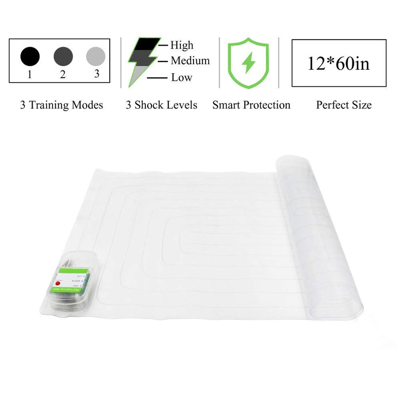 [Australia] - VOOO4CC Pet Training Mat Indoor Dog Drive Pad Cat Barrier Off-Limit Areas Indoor & Outdoor Medium 12*60 