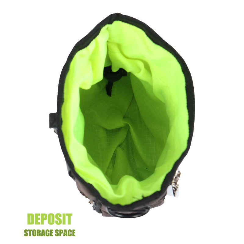 [Australia] - uxcell TAILUP Authorized Dog Treat Pouch Training Waist Bag Carry Pet Toys Dog Training Accessory Front Mesh Pocket Easily Carries Brown 