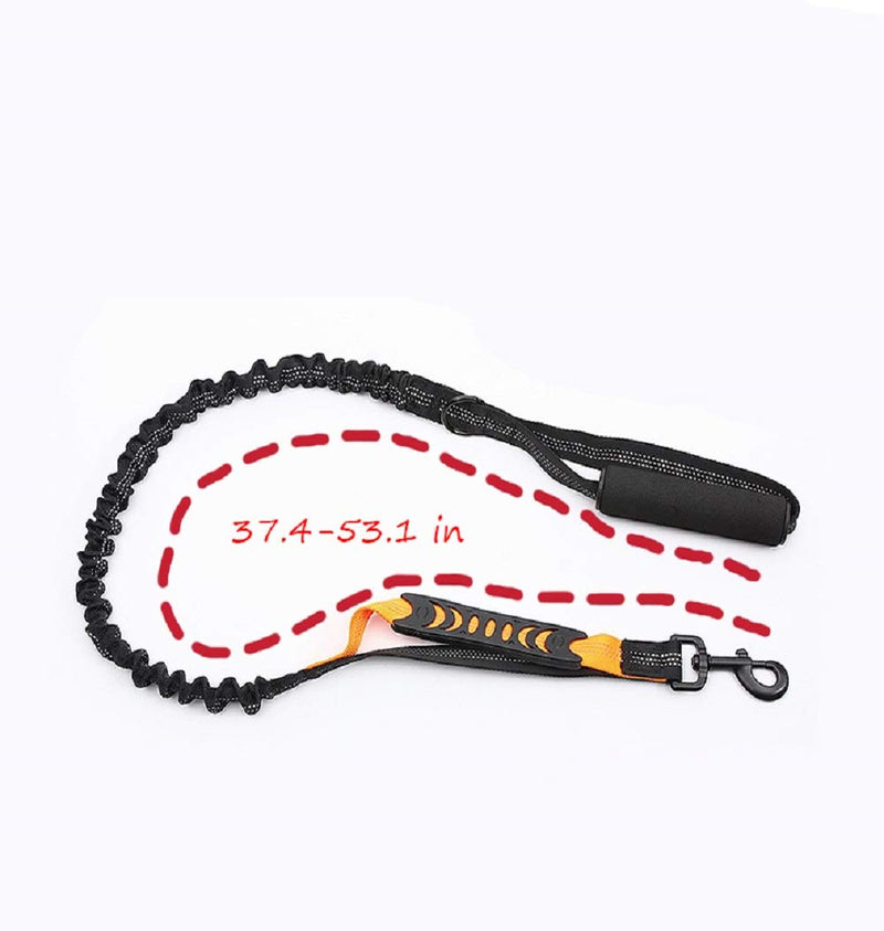 Retractable dog leash large dogs, dual handles, adjustable hands-free leash, reflective running leash, 360° rotation increase adjustable, reflective stitching for medium to large dogs, jogging - PawsPlanet Australia