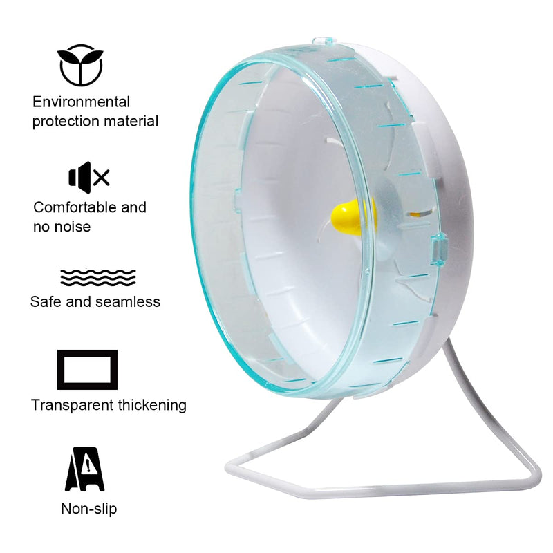 Aucks Silent Hamster Exercise Wheels 6.9 inch Stand Silent Spinner for Hamster Gerbils, Mice，Other Small Animals - PawsPlanet Australia