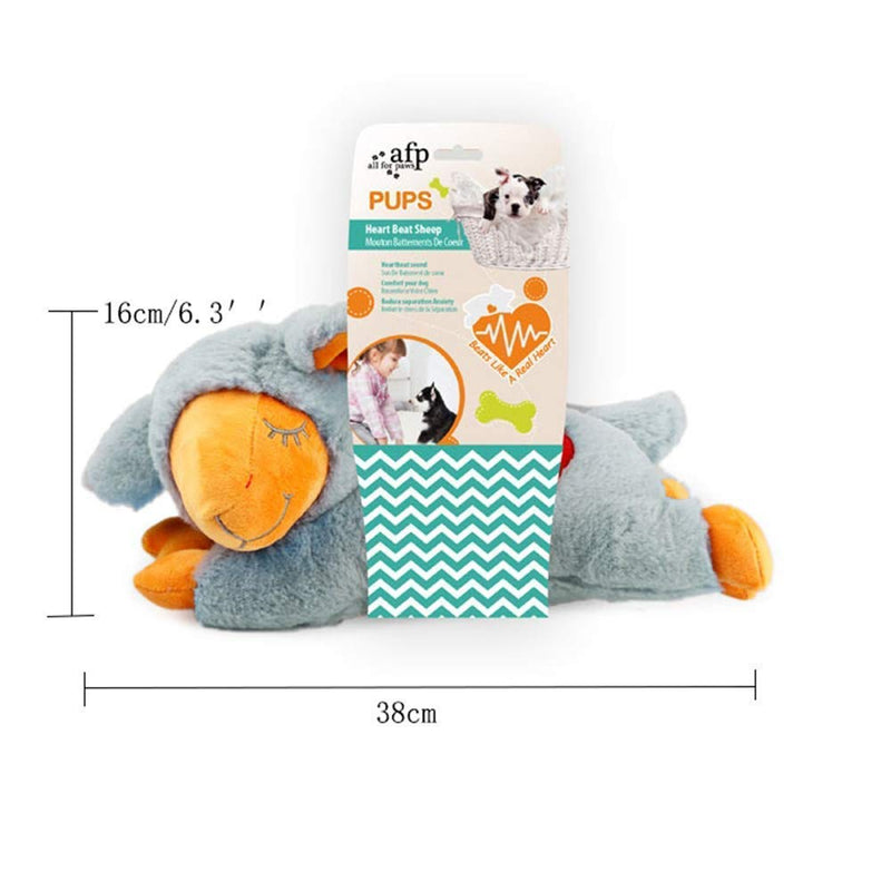 ALL FOR PAWS AFP Little Buddy - Heart Beat Sheep Grey - PawsPlanet Australia