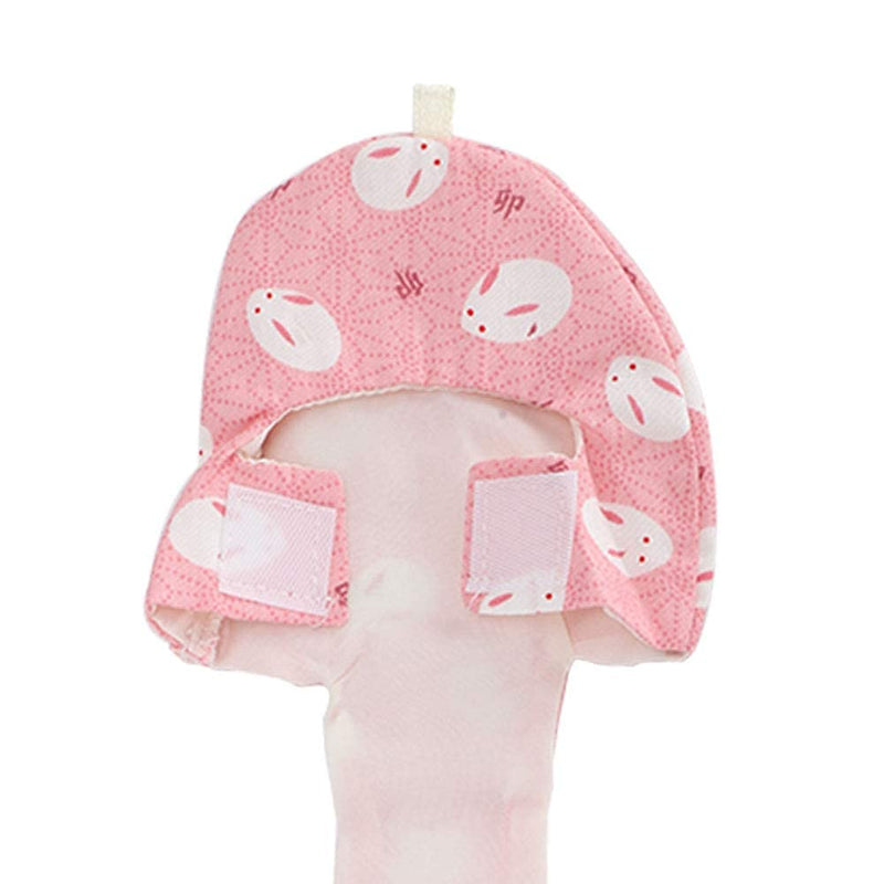 AMONIDA Washable Diaper Clothes Bird Diaper, Bird Parrot Nappy Pant Bird Diaper Parrot Flight Suit Bird Clothes for Mini Parrot(S, Pink Rabbit) - PawsPlanet Australia