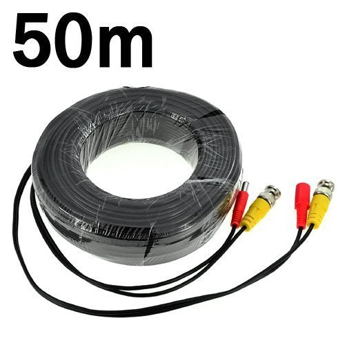 Coaxial cable video and power supply. BNC connection 50 m - PawsPlanet Australia
