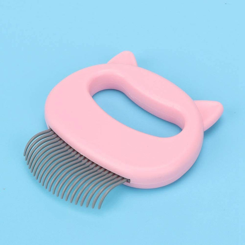 Misyue Pet Hair Removal Comb Cat Massage Trimmer Effective Removing Matted Fur, Knots and Tangles Grooming Tool for Short & Long Hair (PINK) PINK - PawsPlanet Australia