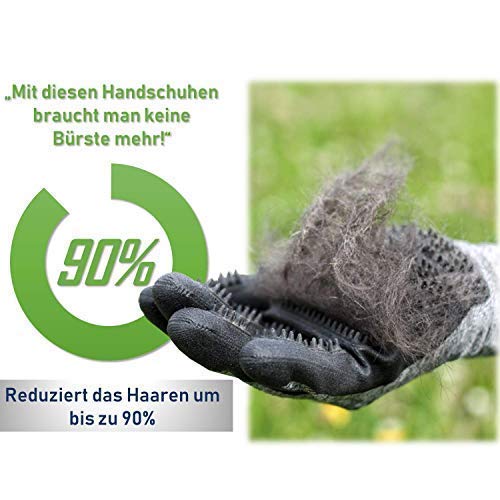 DR Zoo Gr. L Grooming glove pair for grooming - glove for dogs, cats, horses and rabbits - PawsPlanet Australia