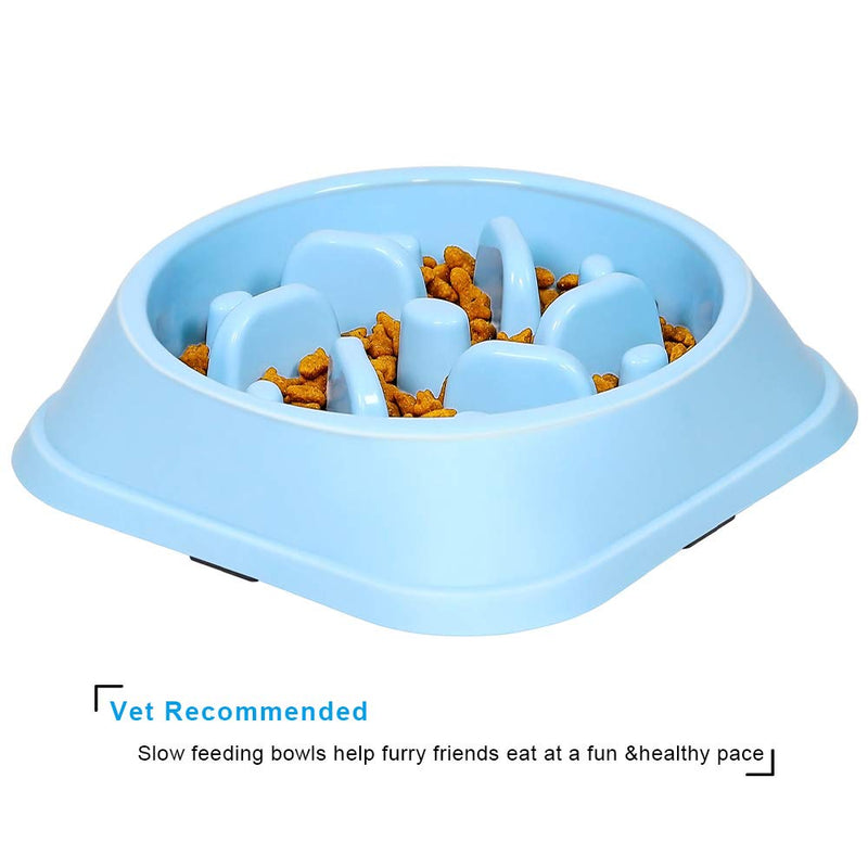 [Australia] - UPSKY Slow Feeder Small Dog Bowls Non Slip Puzzle Bowl Fun Feeder Interactive Bloat Stop Dog Bowl Anti-Choking Dog Bowl 